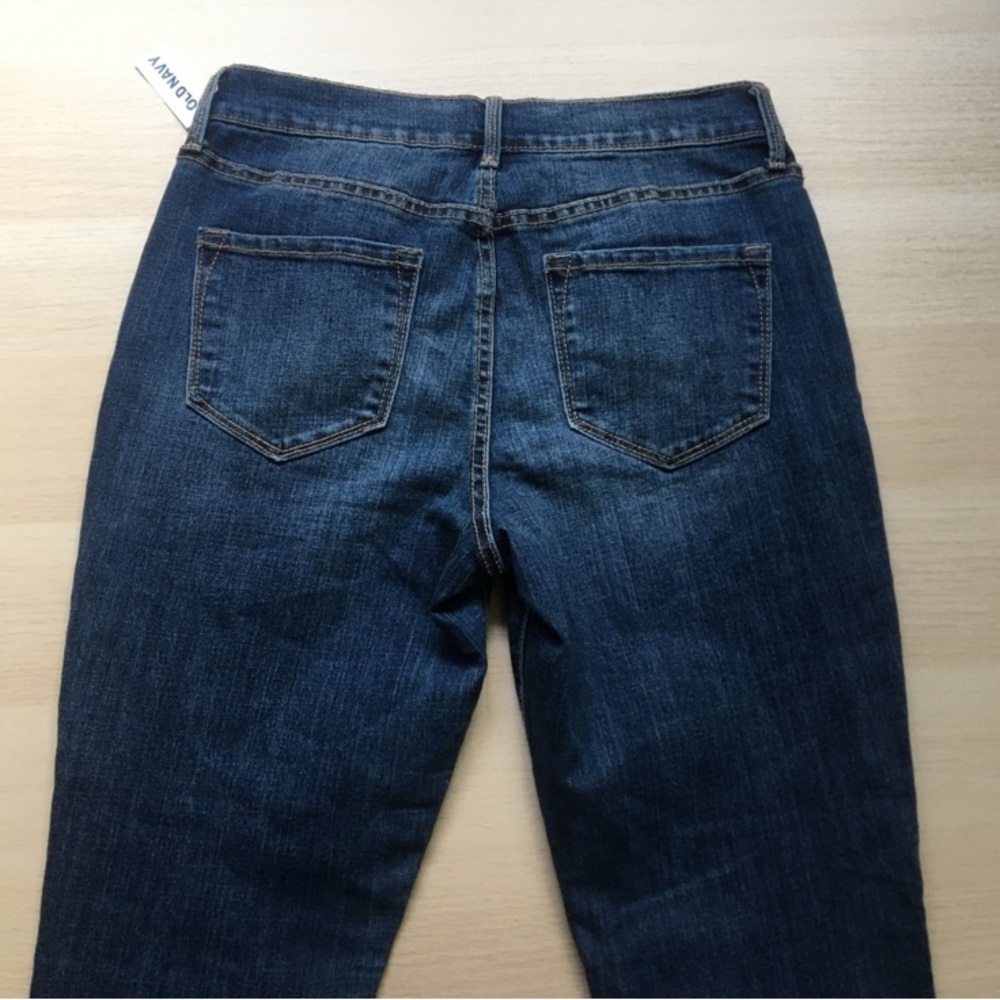 NWT Old Navy Women's Curvy Skinny Darci Mid-Rise Blue Jeans, Size 4 Regular - Picture 7 of 11